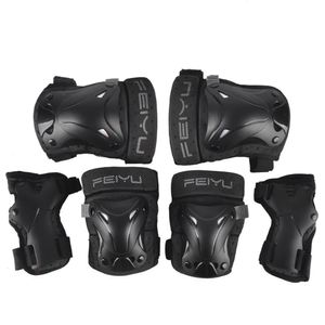 6Pcsset Protective Gear Set Skating Helmet Knee Pads Elbow Pad Wrist Hand Protector for Kids Adult Cycling Roller Rock Climbing 240226