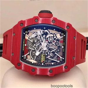 Richardmiler Luxury Wristwatches Mechanical Watch Chronograph Richardmill Mens Collection RM3502 NTPT Red Magic Limited Edition Mens Fashion Leisure Spor 3ogz Q