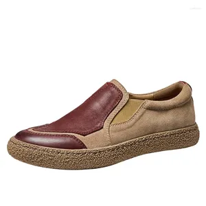 Sapatos casuais primavera outono inverno mocassins homens designer vestido de couro negócios de alta qualidade couro genuíno