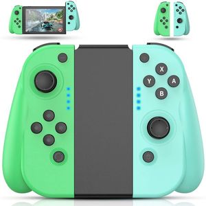 Wireless Bluetooth-spelkontroller för Nintend Switch ns vänster och höger Joy-con somatosensory gamepad joystick med detaljhandelsförpackning dropshipping