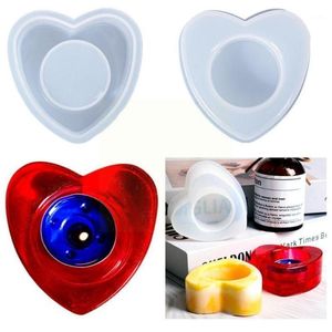 Strumenti artigianali Forme diverse Portacandele Stampi per cemento Stampo per cemento a cuore Stampo ovale quadrato Mini vaso Stampo per fiori in gesso 227S