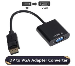 DisplayPort Display Port DP zu VGA Adapterkabel Stecker auf Buchse Konverter für PC Computer Laptop HDTV Monitor Projektor