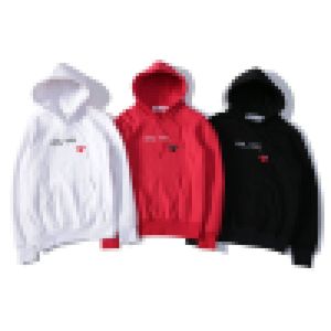 Hoodies Designer CDG Pullover Langarm Jacken COMMES DES Play Cotton Heart Hoodies Mode Sweatshirts