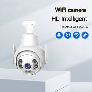 Lampa głowica CCTV kamera IP bezprzewodowa i nocna rotacja 360 stopni Monitorowanie wysokiej rozdzielczości kamera gospodarstwa domowego