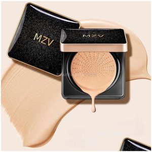 Foundation Mzv Air Cushion Bb Cream Oil Control Waterproof Makeup Soft Base Whitening Airpermeable Face Tone Concealer 240220 Drop Del Otum8