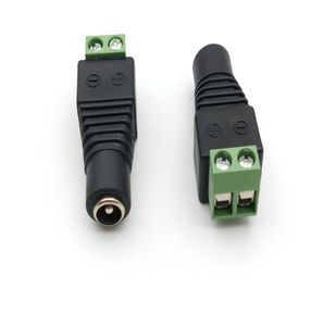 1000pcs 55mm x 21 DC Power Female Plug Adapter Conector para CCTV Camera1143081