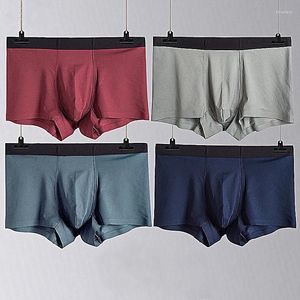 Cuecas 2024 homens boxers spandex sexy para homem calcinha confortável respirável