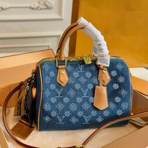 10A Luxury 2024 Ny denimpåse Vintage Handväska Högkvalitativ designer Kvinnväskor Purs Designer Women Luxurys axlar plånböcker Crossbody Väskor Dhgate väskor