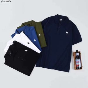 Camisas Polo para Homens Mulheres Designer Camisetas Moda Face Letras Bordadas Tee Casual Primavera Verão Luxo Manga Curta Tamanho M-2XL 230g Qovv