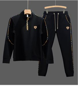 Модный мужской комплект с длинными рукавами, модная и удобная мужская весенне-осенняя повседневная спортивная куртка, брюки, одежда, РАЗМЕР M--3XL