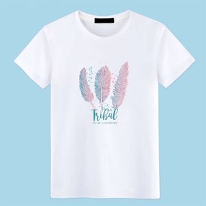 2023 LUSE Casual Mens Okrągła szyja wydrukowana koszulka Ins U góry K1602 T-shirt z krótkim rękawem