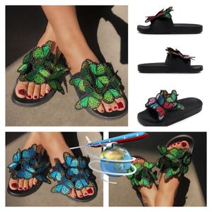 2024 designer sandals slides black brown leather runner womens shoes summer beach sandels heel Casual flops outdoors GAI fashion