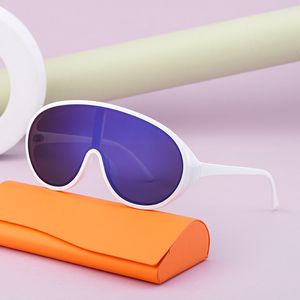 Óculos de sol com lente de uma peça, armação grande, moda, óculos de mergulho, estilo óculos de sol