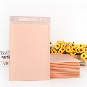 Pink Foam Envelope Bags Self Seal Mailers Padded Shipping Envelopes With Bubble Mailing Packages Padding Foil Courier Bag 5 Size Poly Wrap Polymailer Polyester