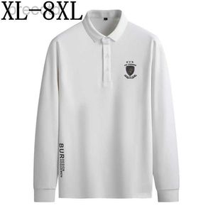 Men's Polos 8XL 7XL 6XL New Luxury Design Shirts Sleeve Polos Quality Polo Shirt Casual Clothes ldd240312