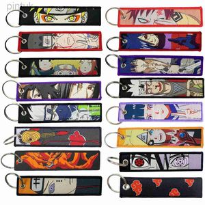 Chaveiros Cordões Anime Chave Tags Chaveiros Bordados Cartoon Jet Chaveiros Manga Porta-chaves Porta-chaves de carro Chave Fob Acessórios de joias Presente ldd240312