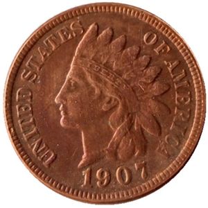 EUA 1906-1909 cabeça indiana um centavo artesanato cópia de cobre pingente acessórios moedas202c