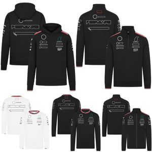 2024 F1 Team Hoodie Fórmula 1 Driver Full-length Zip Softshell Jacket Racing Fans Moletom com capuz Masculino Feminino 1/4 Zip Sweat Hoodie