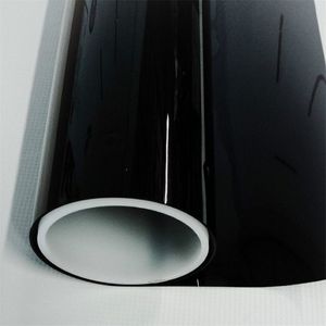 50cm500cm%5 VLT Koyu Siyah Pencere Tint Film Araba Otomatik Ev Ticari Isı Yalıtım Gizlilik Koruma Güneş Y200416242W