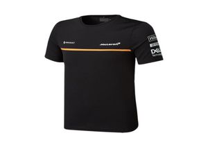 F1 McLaren 2020 McLaren 2020 Polyester schnelltrocknendes Herren-T-Shirt mit Rundhalsausschnitt, Sport-Kurzarm-T-Shirt-Rennanzug mit th8463403