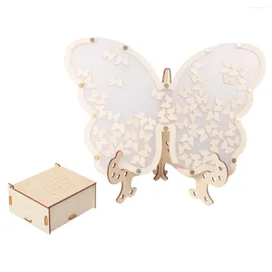 Kitchen Storage White Wedding Guest Book Alternative For 40 Guests To 200 Drop Wooden Butterfly Frame With Small Butterflies