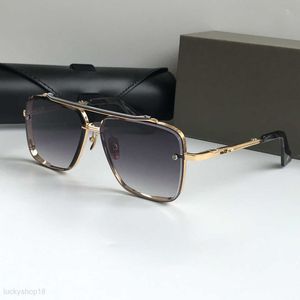 Eine Dita Mach Six Top Original hochwertige Designer-Sonnenbrille für Herren, berühmte modische Retro-Luxusmarke, Brillen, modisches Design, Damenbrille mit Etui