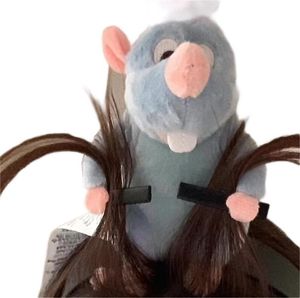 Akcesoria do włosów brzydka lalka fryzura klip pluszowy kreskówka lalka dopamina głowa gotowa gotowanie szczura król włosy fala przypływ
