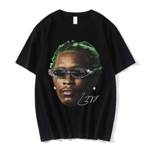 Męskie koszulki Rapper Young Thug Graphic T Shirt Men Men Mase Fashion Hip Hop Street Style Tshirt Summer Casual Short Sleeve TEE SHIRT Oversized J230705