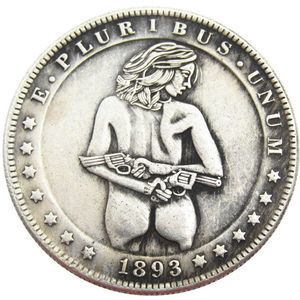 HB101 Hobo Morgan Dollar Schädel Zombie Skelett Kopie Münzen Messing Handwerk Ornamente Heimdekoration Accssories191s