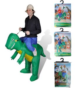 Mascot Doll Costume Adult Kids Dinosaur kostium urodzinowy Sukienka urodzinowa nadmuchiwane Trex Dino kostiumy Purim Christmas Halloween za 6227049