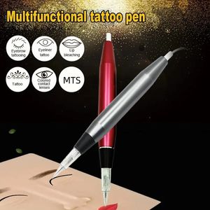 Multifunctional Tattoo Machine MTS Electric Permanent Makeup Gun Device For Eyebrow Eyeliner Lip Body Art Beauty 240311