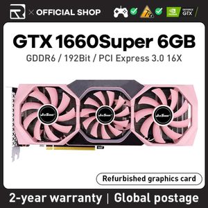 jieshuo nvidia gtx 1660スーパー6GB 1408SPゲームグラフィックカードGDDR6 192ビットGPU GTX1660スーパー6G PCデスクトップビデオ職員1660S GTX