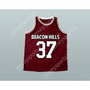 Herhangi bir isim herhangi bir takım Jackson Whittemore 37 Beacon Hills Basketbol Jersey Teen Wolf Tüm dikişli boyutta S M L XL XXL 3XL 4XL 5XL 6XL En İyi Kalite