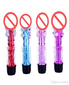 Yuechao Super Strong Waterproof Multi Speed Vibrating Dildo Diamond Vibrators for Women G Spot Massager Adult Sex Toys Vibrator1341138