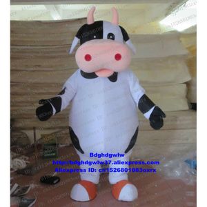 Trajes da mascote vaca y gado bezerro mascote traje adulto personagem dos desenhos animados roupa terno novo estilo mais novo abertura presentes celebração zx961