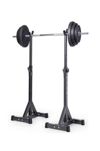 NEW2PCS Regulowany stojak standardowy stalowy przysiad stalowy stoi Barbell3951688