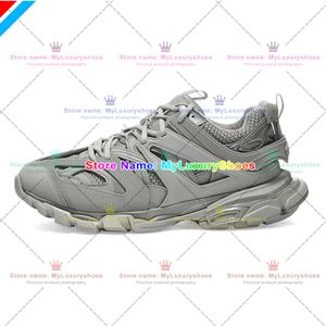 Designer Triple-S Track 3.0 Casual Shuters Sneakers Black Green Transparent azot kryształowy podeszwa zewnętrzna 17FW buty do biegania męskie trenerzy na zewnątrz 542 221