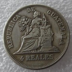 Gwatemala 1894 4 Reales Copy Coin High Quality280c