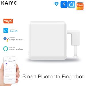 Controle tuya inteligente, bluetooth, compatível com botão de interruptor, empurrador, controle remoto, aplicativo smart life e controle de voz via alexa, google