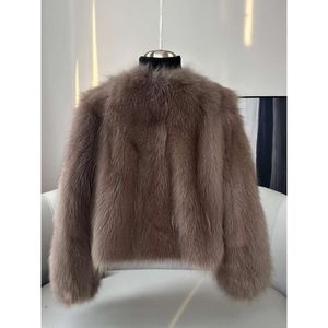 Street Internet Celebrity Explosive Fox Corto da donna 2023 Inverno Nuovo stile Temperamento Socialite Versatile Cappotto di pelliccia Esplode 9254