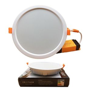 Nowe przybycie Dimmable LED Panel Downlights Lampy 7W 16W 24W 32W Ultra cienkie LED Reded sufit Lights AC 85265V5627986