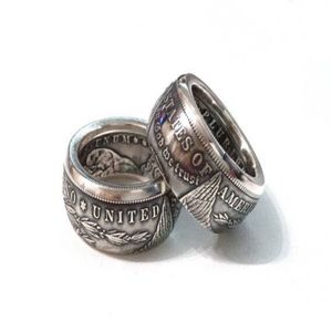 90% Silver Morgan Dollars Ring billig fabrik Högkvalitativ försäljning173V