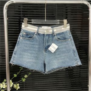 Letters Webbing Denim Pants Shorts For Women Designer Jeans High Grade Short Pant Fashion Casual Trousers Jean