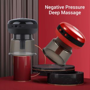 Massaggiatore Smart Vacuum Ventosa Coppettazione Terapia Vasetti per massaggi Massaggiatore anticellulite Coppe per il corpo Dispositivo dimagrante brucia grassi ricaricabile