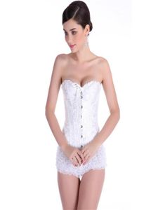 Bridal Women039s gorset górna koronkowa wykończenie talii rufieby brzucha gorsety oraz gotycka seksowna bielizna korselet steampunk overbust Body1079426