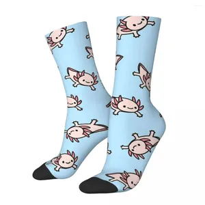 Men's Socks Axolotl Harajuku Super Soft Stockings All Season Long Accessories For Man's Woman's Christmas Gifts
