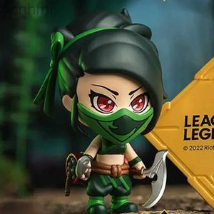 Action Toy Figures LOL Bild 10cm Irelia Akali Zed Lee Sin Kawaii Original Anime Action Figurer Toy Toy For Children Födelsedagar LDD240312