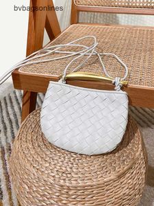 Original Bottegs Venetas SD Jodie Bag Silver Mini Sardine Bag Woven Liten Leather Womens Shoulder Cross Body Handbag Hand Uhih