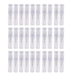 Mini przezroczysty 2 ml sprayu z plastikowej butelki perfumy pusta butelka próbki odpowiednia do imprezu podróżnego 90pcs228a4741530