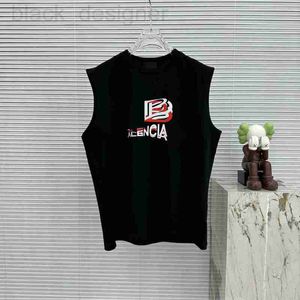 Men's T-Shirts designer 23ss High Version B Home Summer New American Loose Casual Letter Print Comfortable and Versatile Sports Tank Top 1SYJ